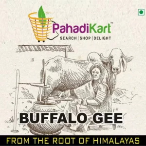 Pahadi Buffalo Ghee (Ghee From Curd)